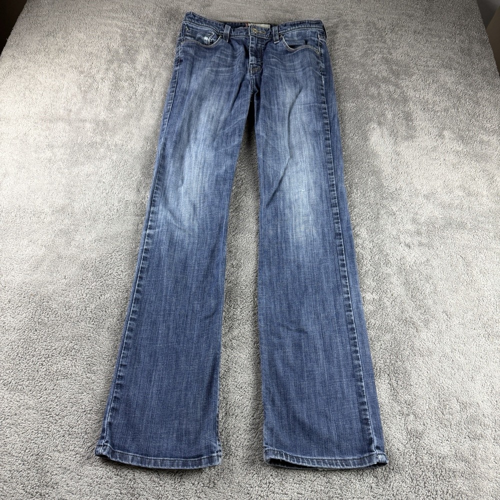 Levis 627 Straight Fit Jeans Womens 29x32 Blue Medium Wash Mid Rise‎